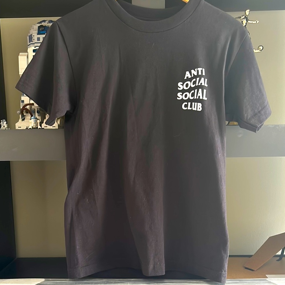 Anti Social Social Club Black Crew Neck Tee